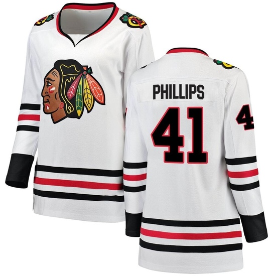 Fanatics Branded Isaak Phillips Chicago Blackhawks Women's Breakaway Away Jersey - White
