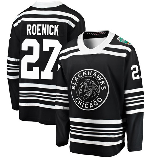 Fanatics Branded Jeremy Roenick Chicago Blackhawks 2019 Winter Classic Breakaway Jersey - Black