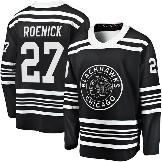 Fanatics Branded Jeremy Roenick Chicago Blackhawks Premier Breakaway Alternate 2019/20 Jersey - Black