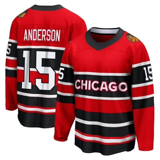 Fanatics Branded Joey Anderson Chicago Blackhawks Youth Breakaway Special Edition 2.0 Jersey - Red