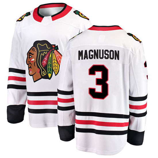 Fanatics Branded Keith Magnuson Chicago Blackhawks Breakaway Away Jersey - White