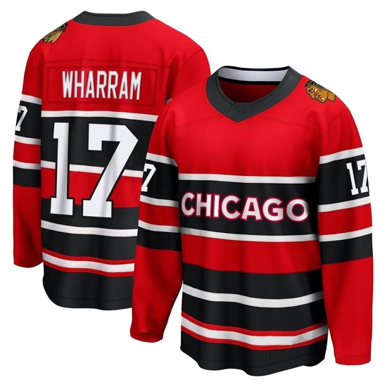 Fanatics Branded Kenny Wharram Chicago Blackhawks Breakaway Special Edition 2.0 Jersey - Red