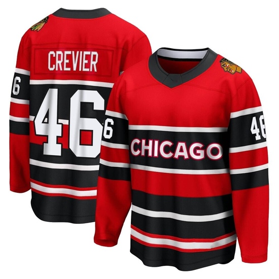 Fanatics Branded Louis Crevier Chicago Blackhawks Youth Breakaway Special Edition 2.0 Jersey - Red