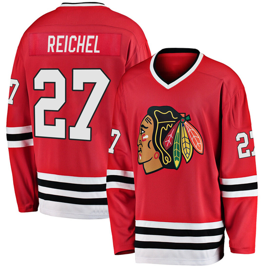 Fanatics Branded Lukas Reichel Chicago Blackhawks Premier Breakaway Heritage Jersey - Red