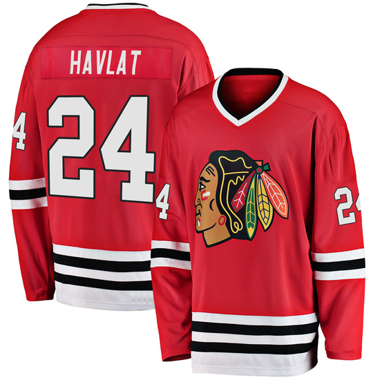 Fanatics Branded Martin Havlat Chicago Blackhawks Premier Breakaway Heritage Jersey - Red