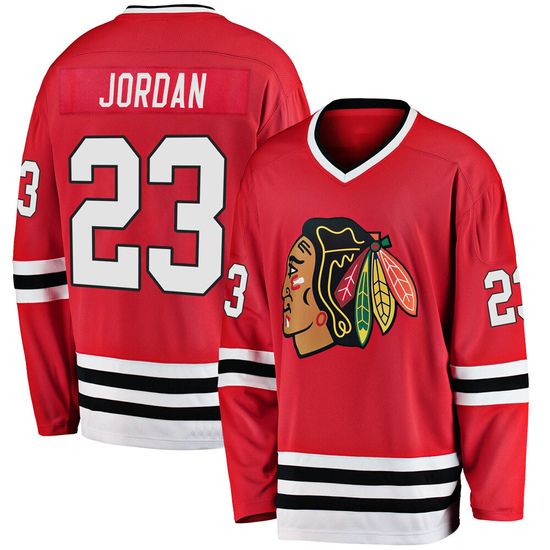 Fanatics Branded Michael Jordan Chicago Blackhawks Premier Breakaway Heritage Jersey - Red