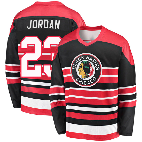 Fanatics Branded Michael Jordan Chicago Blackhawks Premier Breakaway Heritage Jersey - Red/Black