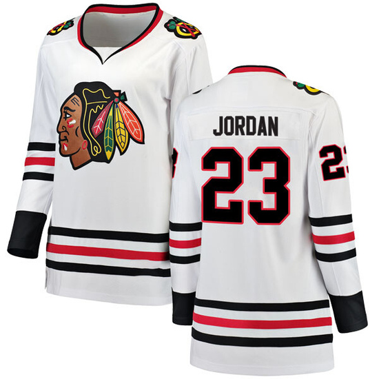Fanatics Branded Michael Jordan Chicago Blackhawks Women's Breakaway Away Jersey - White