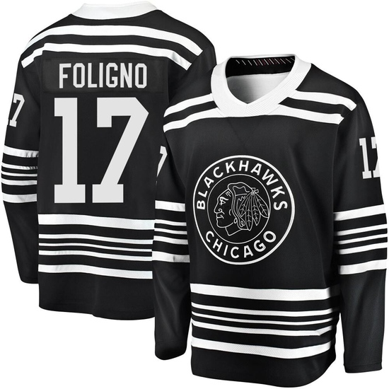 Fanatics Branded Nick Foligno Chicago Blackhawks Youth Premier Breakaway Alternate 2019/20 Jersey - Black