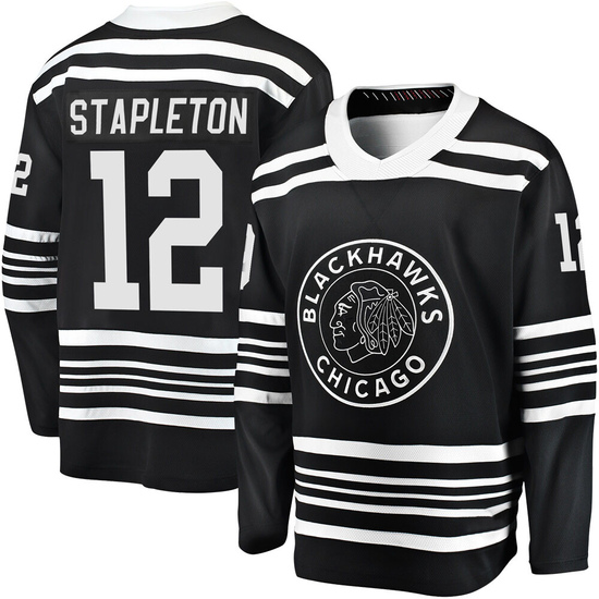 Fanatics Branded Pat Stapleton Chicago Blackhawks Premier Breakaway Alternate 2019/20 Jersey - Black