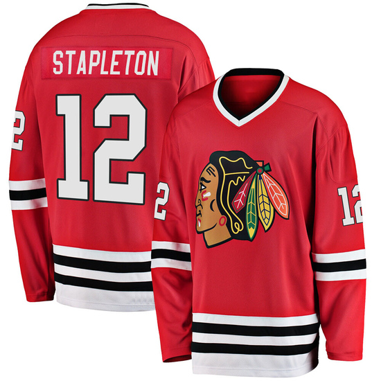 Fanatics Branded Pat Stapleton Chicago Blackhawks Premier Breakaway Heritage Jersey - Red