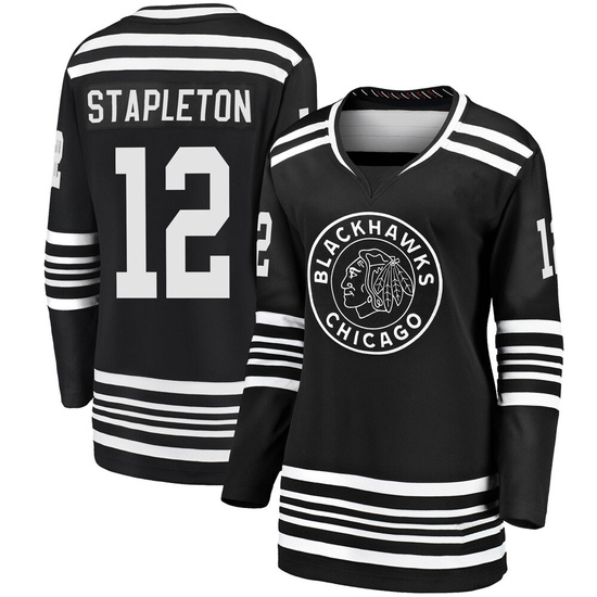 Fanatics Branded Pat Stapleton Chicago Blackhawks Women's Premier Breakaway Alternate 2019/20 Jersey - Black