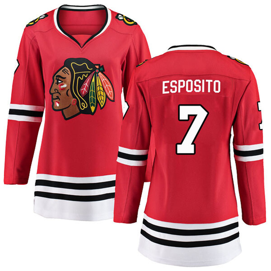 Fanatics Branded Phil Esposito Chicago Blackhawks Women's Breakaway Home Jersey - Red