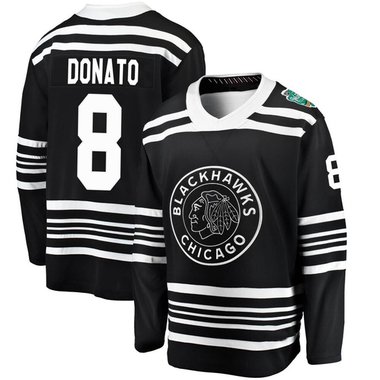 Fanatics Branded Ryan Donato Chicago Blackhawks Youth 2019 Winter Classic Breakaway Jersey - Black