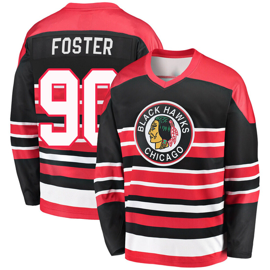 Fanatics Branded Scott Foster Chicago Blackhawks Premier Breakaway Heritage Jersey - Red/Black