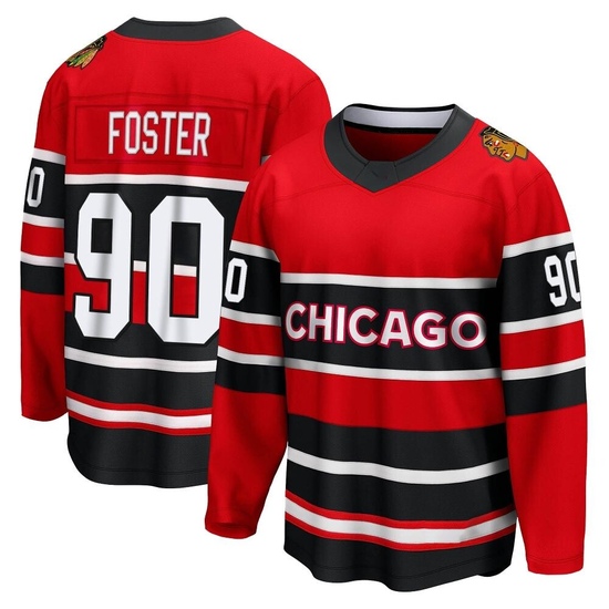 Fanatics Branded Scott Foster Chicago Blackhawks Youth Breakaway Special Edition 2.0 Jersey - Red
