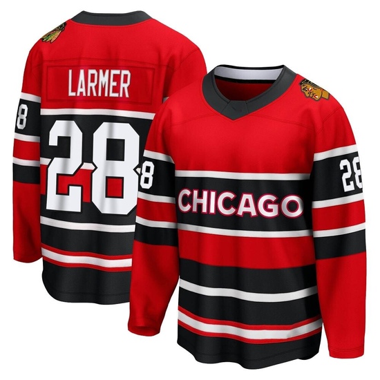 Fanatics Branded Steve Larmer Chicago Blackhawks Breakaway Special Edition 2.0 Jersey - Red