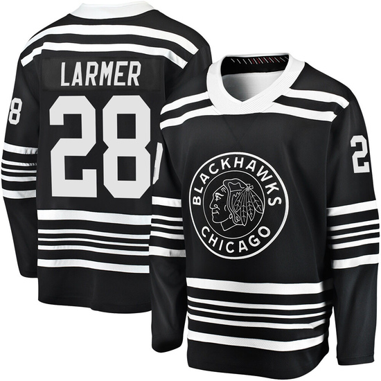 Fanatics Branded Steve Larmer Chicago Blackhawks Youth Premier Breakaway Alternate 2019/20 Jersey - Black