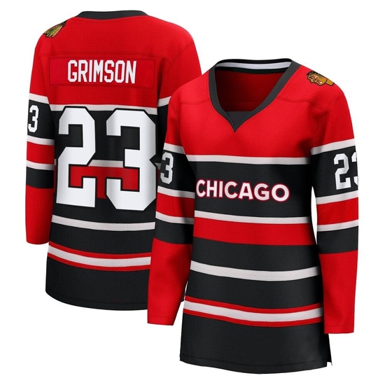 Fanatics Branded Stu Grimson Chicago Blackhawks Women's Breakaway Special Edition 2.0 Jersey - Red