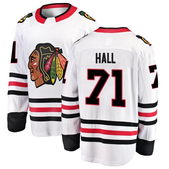 Fanatics Branded Taylor Hall Chicago Blackhawks Breakaway Away Jersey - White