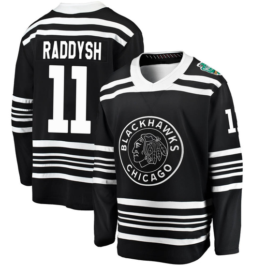 Fanatics Branded Taylor Raddysh Chicago Blackhawks Youth 2019 Winter Classic Breakaway Jersey - Black