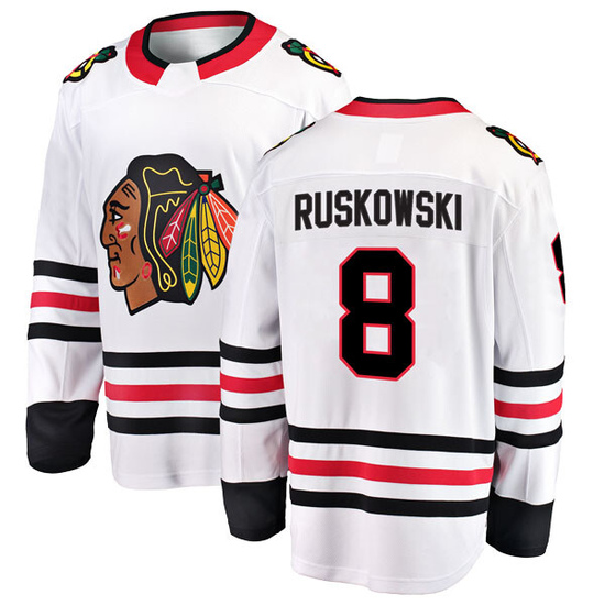 Fanatics Branded Terry Ruskowski Chicago Blackhawks Breakaway Away Jersey - White