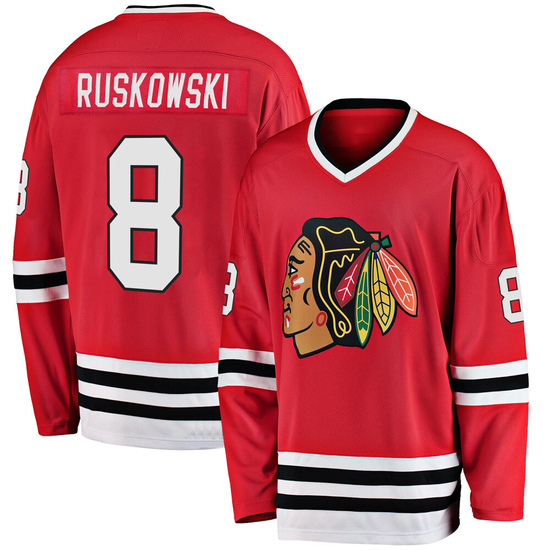 Fanatics Branded Terry Ruskowski Chicago Blackhawks Premier Breakaway Heritage Jersey - Red