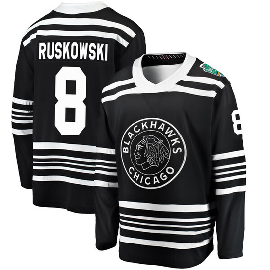 Fanatics Branded Terry Ruskowski Chicago Blackhawks Youth 2019 Winter Classic Breakaway Jersey - Black