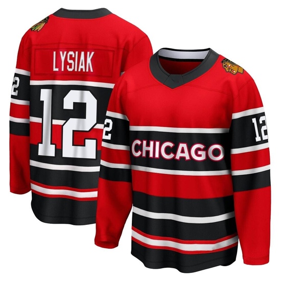 Fanatics Branded Tom Lysiak Chicago Blackhawks Breakaway Special Edition 2.0 Jersey - Red