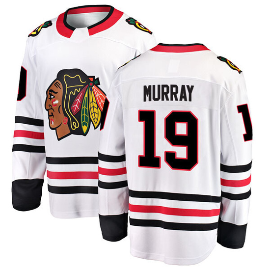 Fanatics Branded Troy Murray Chicago Blackhawks Youth Breakaway Away Jersey - White