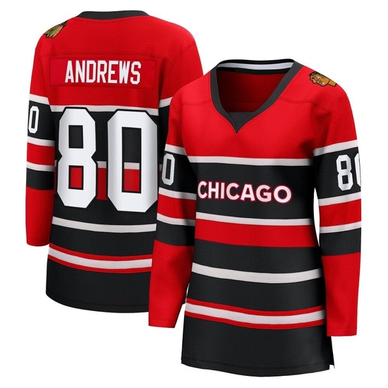 Fanatics Branded Zach Andrews Chicago Blackhawks Women's Breakaway Special Edition 2.0 Jersey - Red
